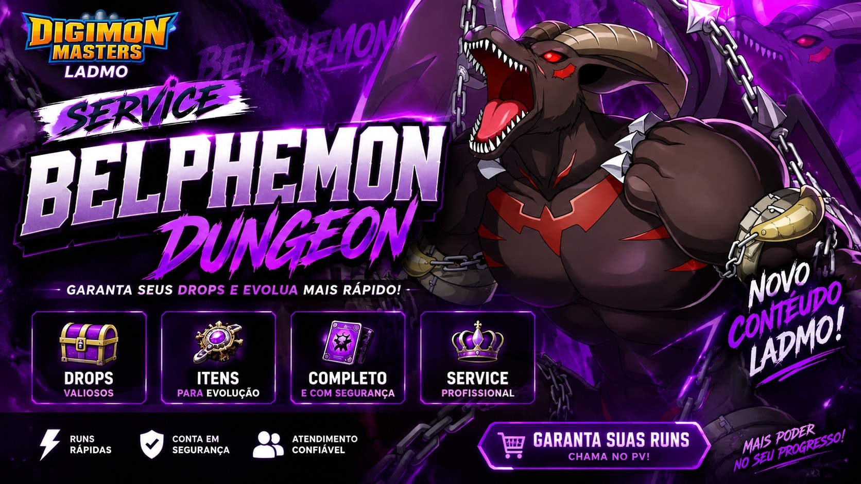 SERVICE DG BELPHMON LADMO OMEGAMON