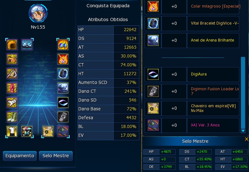 Conta Mid game com varios SSS+ e acessorios
