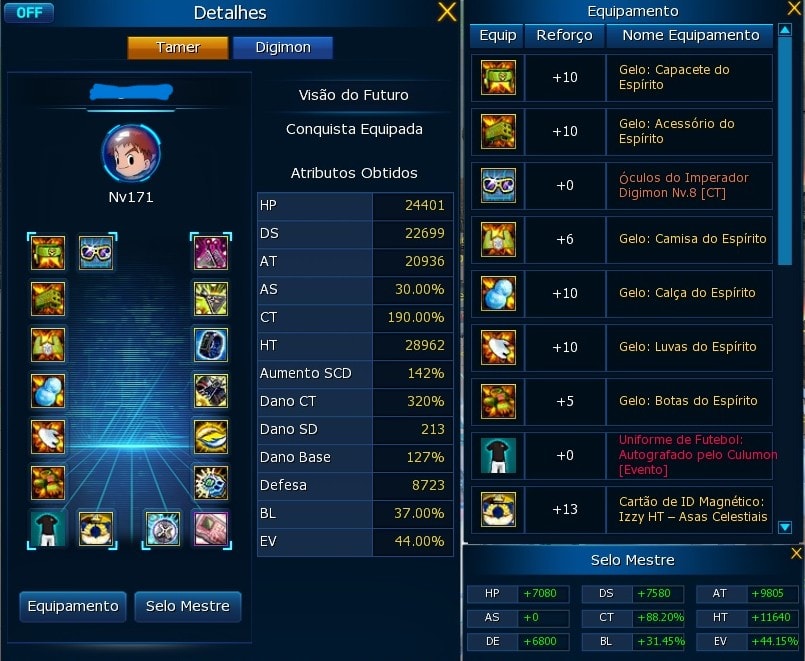 CONTA END 6 RANK U