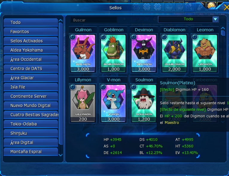 Cuenta con 7 mid-end game