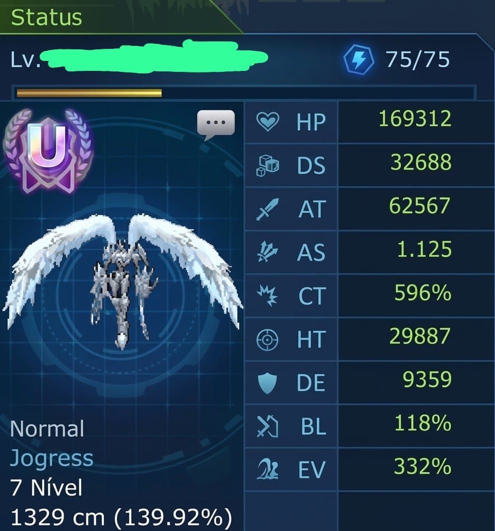 CONTA END GAME 2U SET FULL GELO, OMM AVANÇO LUZ/LUZ, CM