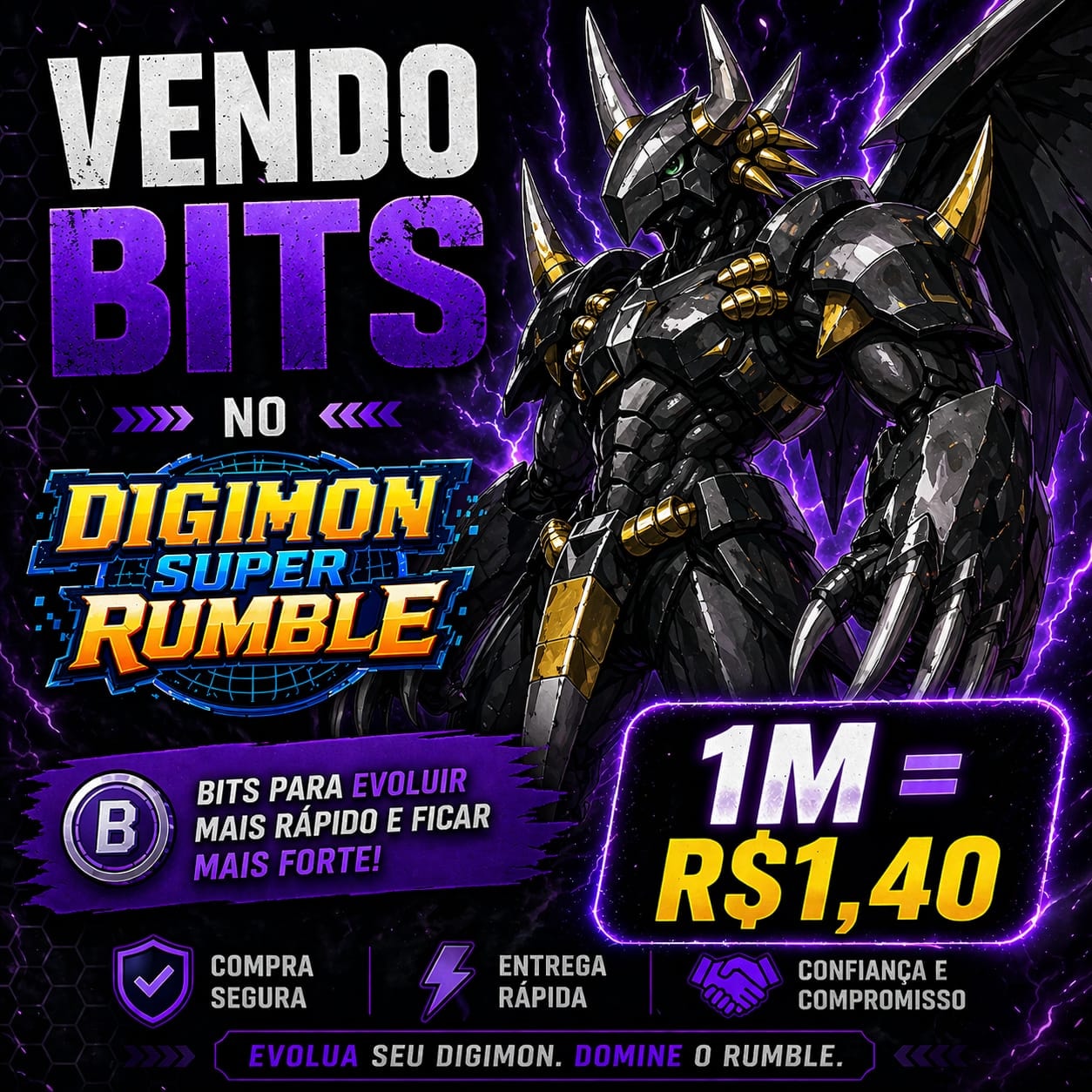 BITS SERVER 1 (KOROMON) R$1,40