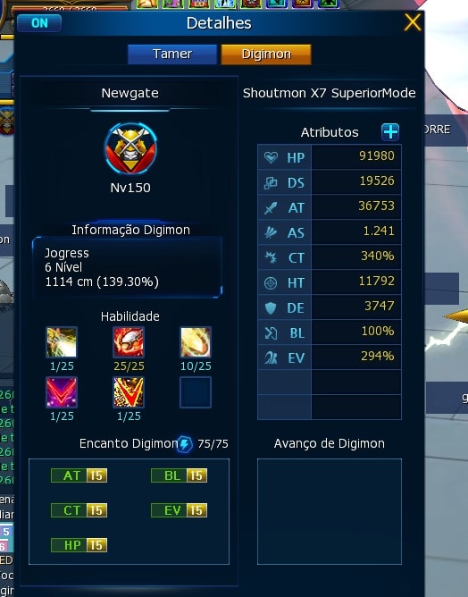 CONTA RANK U SM CLONE FERFEITO E LUCEMON SSS+