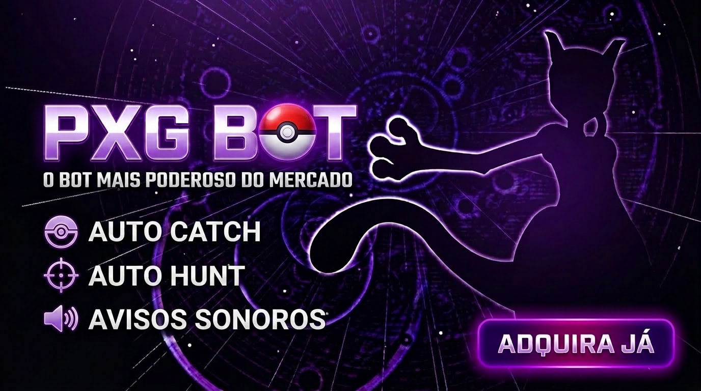 PXG BOT - Auto Catch, Auto Hunt, Auto Profissões (INDETECTÁVEL)